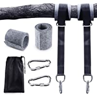 Hamaca Correas de árbol Cinturón de Suspensión 2 Kit 150cm- Cuerdas Multifuncionales Suspensión Sostiene hasta 500 kg…